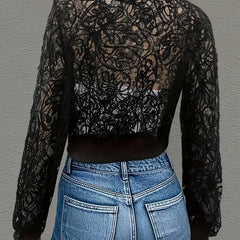 Colette | Lace Crop Jacket