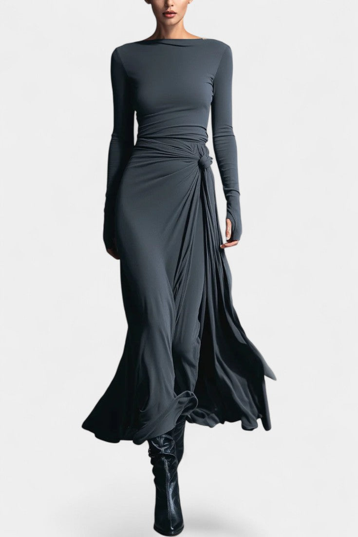 Armelle Long Wrap Dress