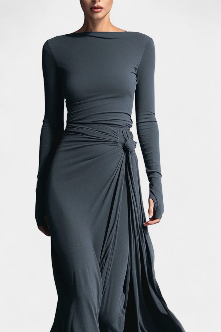 Armelle Long Wrap Dress