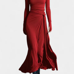 Armelle Long Wrap Dress