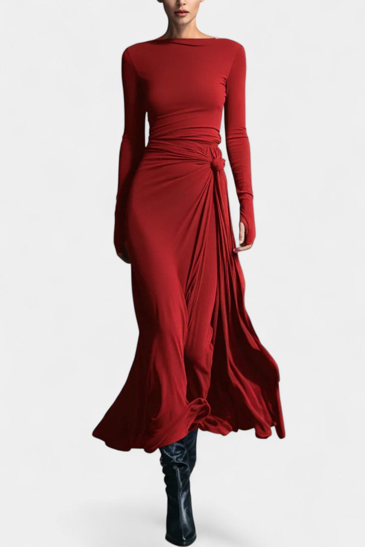 Armelle Long Wrap Dress