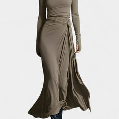 Armelle Long Wrap Dress