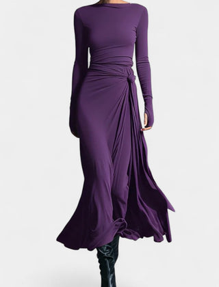 Armelle Long Wrap Dress